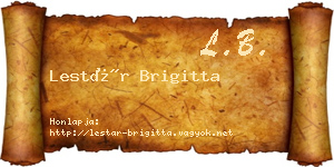 Lestár Brigitta névjegykártya